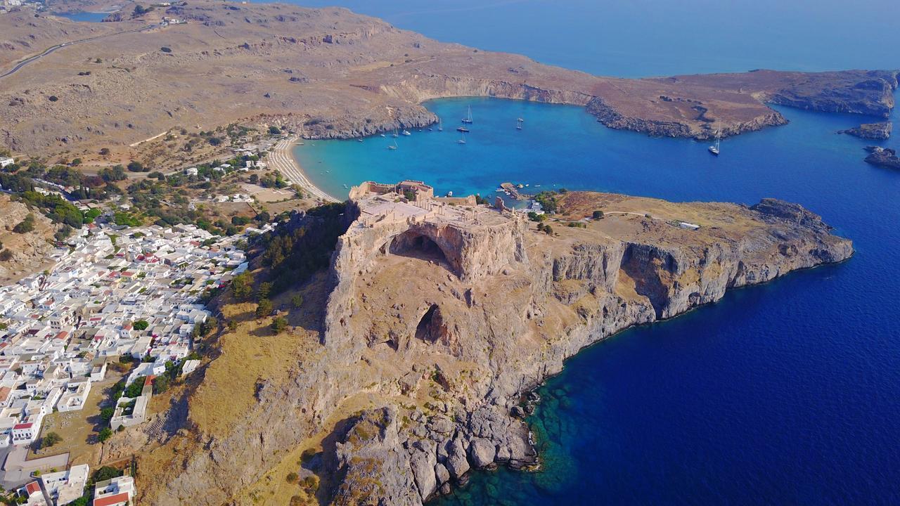 Amphitheater And Lindos (Rhodes)